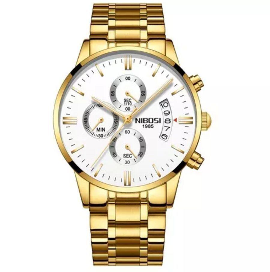 Relógio Nibosi Masculino Original Luxo Todo Funcional em Promoção | Ofertas  na Americanas
