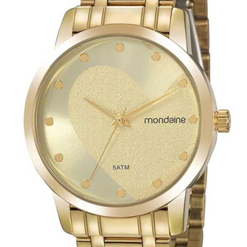 relogio mondaine coracao
