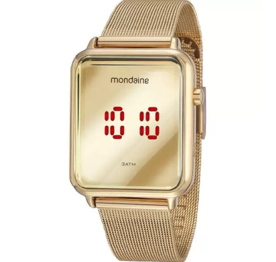 relogio mondaine digital preto