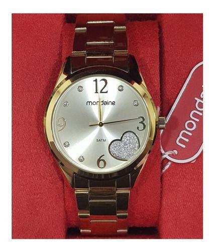 relogio mondaine coracao