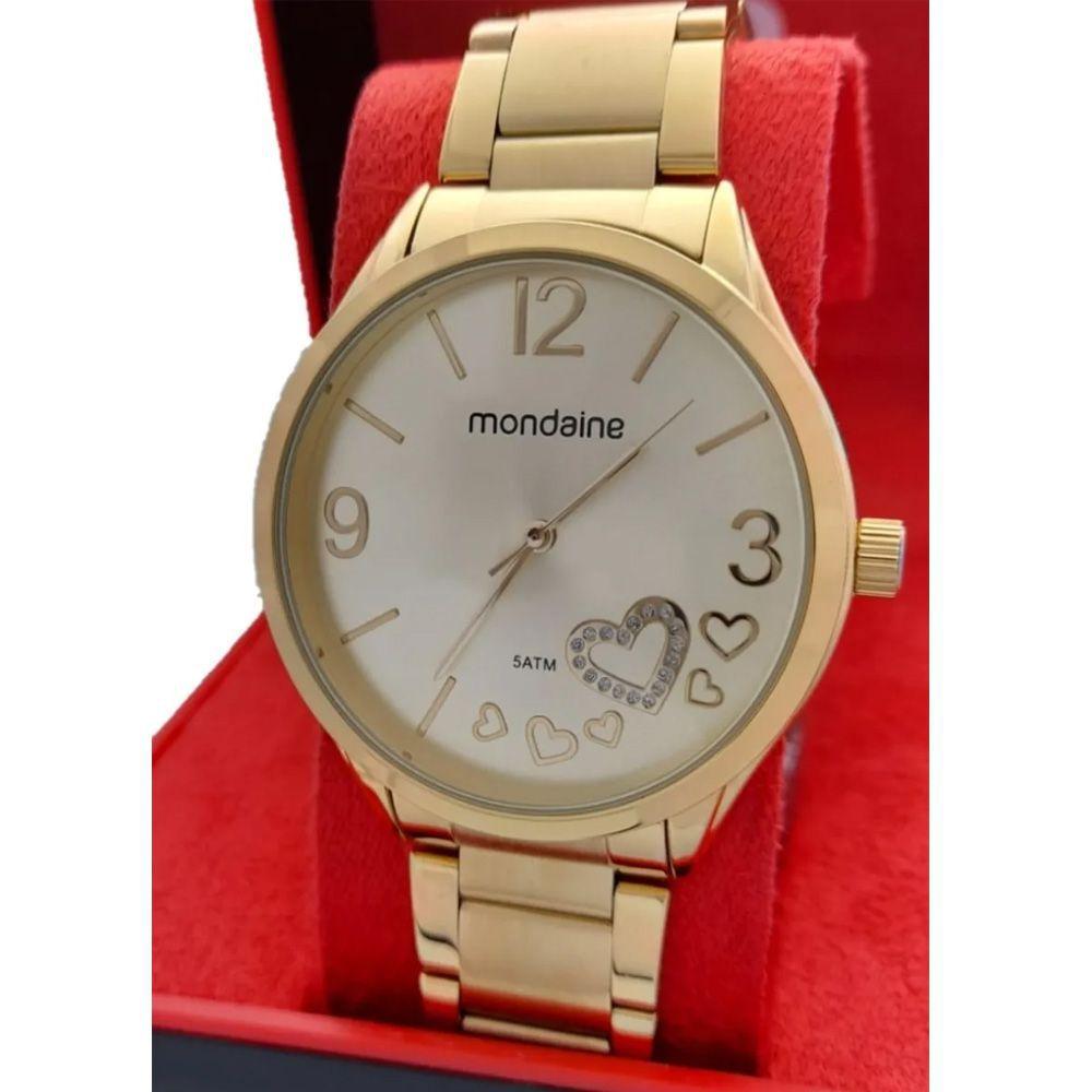 relogio mondaine coracao