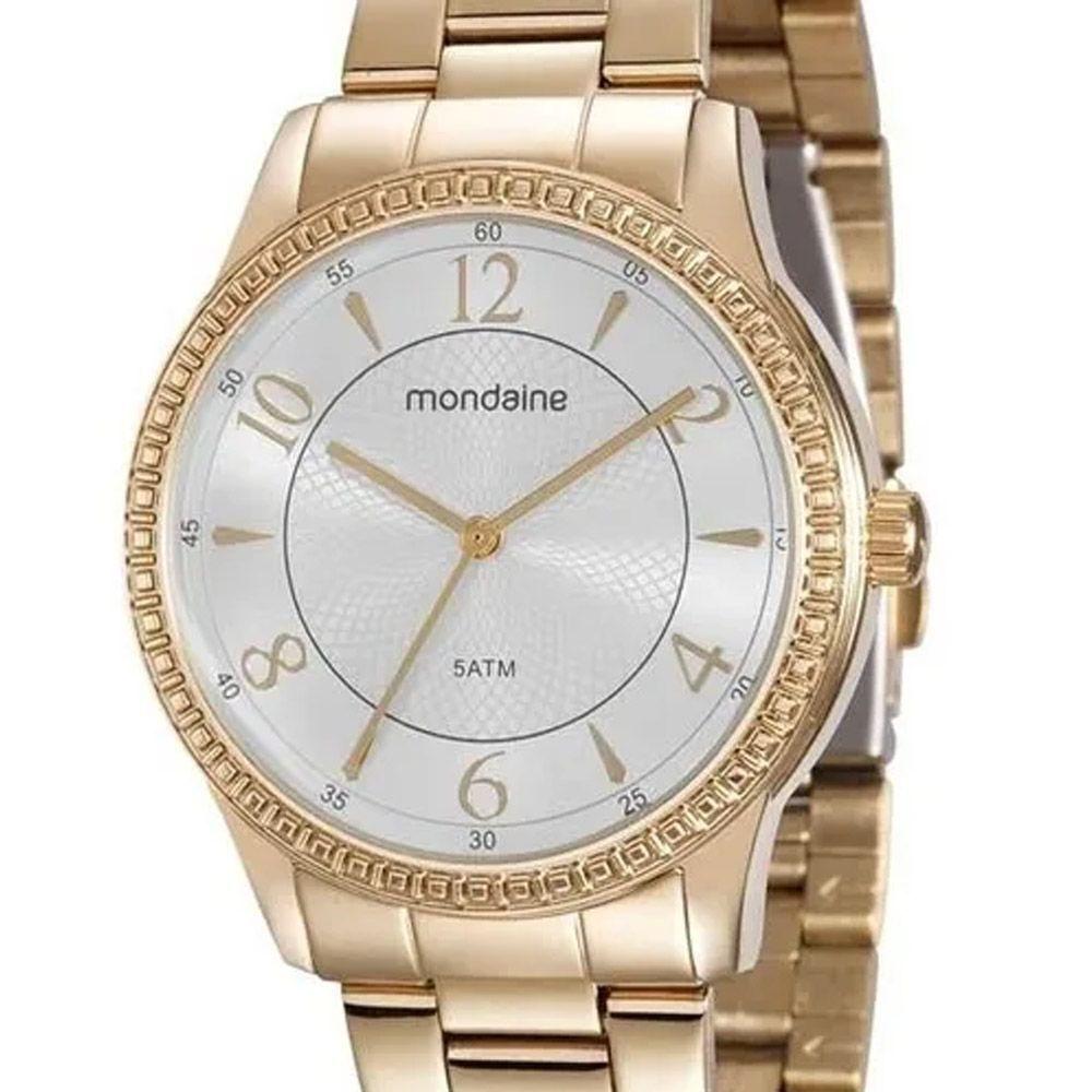 relogio de ouro mondaine