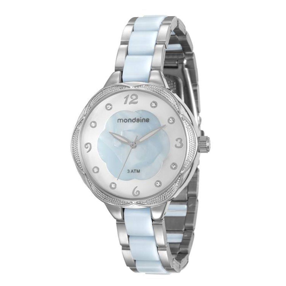 relógio feminino mondaine azul