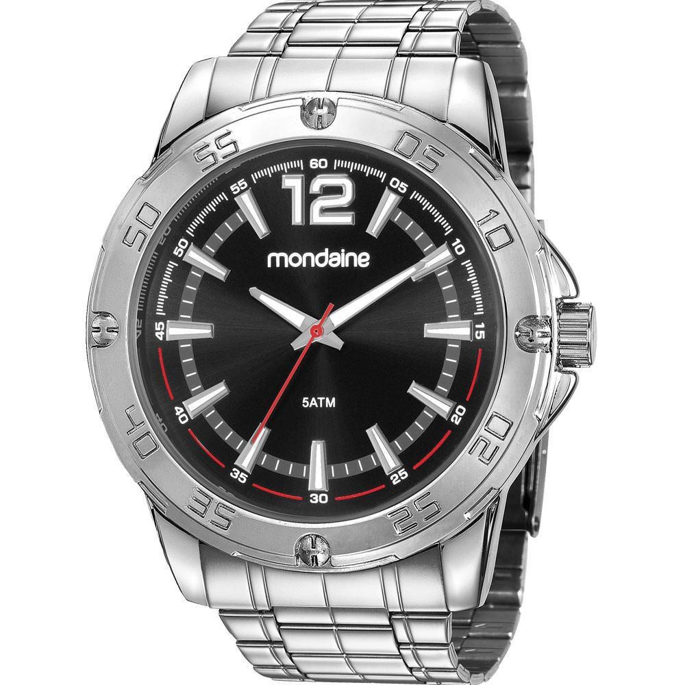relógio mondaine masculino prata