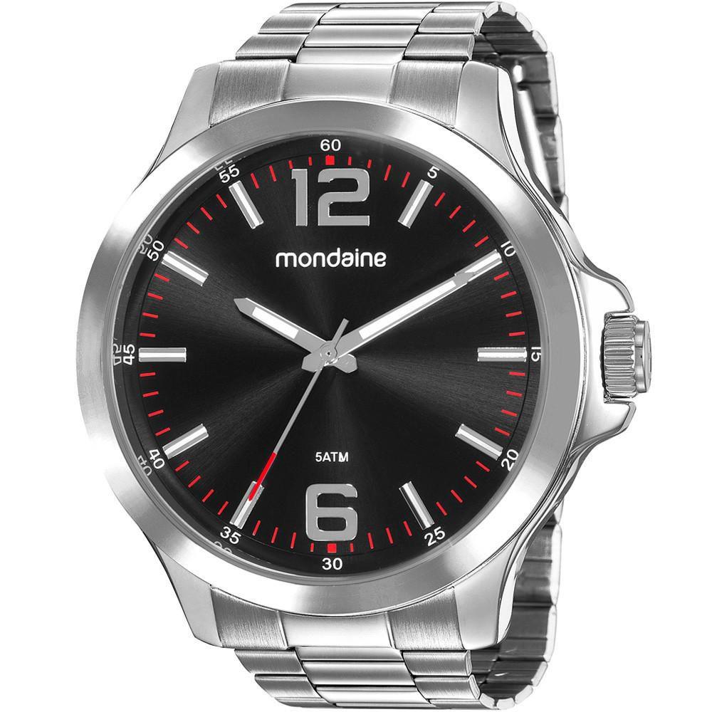 Relógio mondaine 5atm prata Clearance