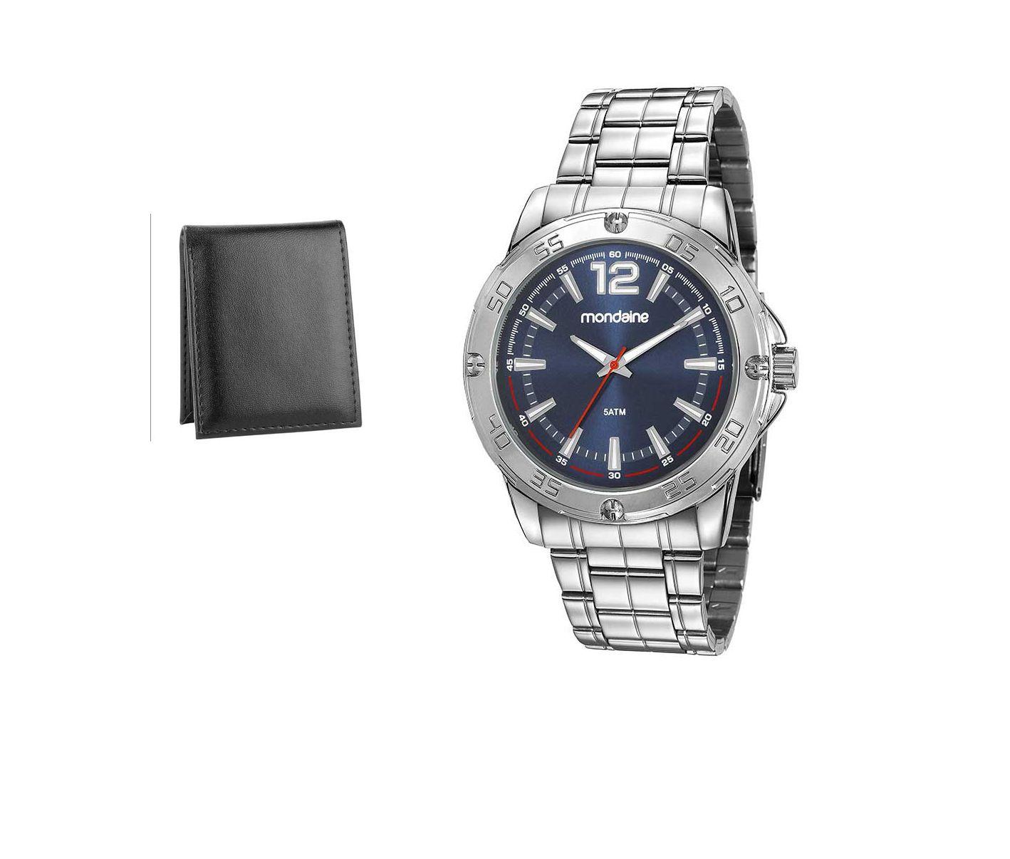 relogio mondaine masculino azul