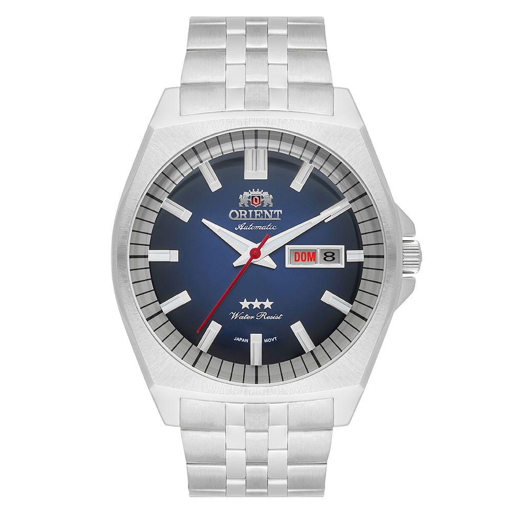 Relógio ORIENT Automático masculino azul prata F49SS010 D1SX - Relógio  Masculino - Magazine Luiza