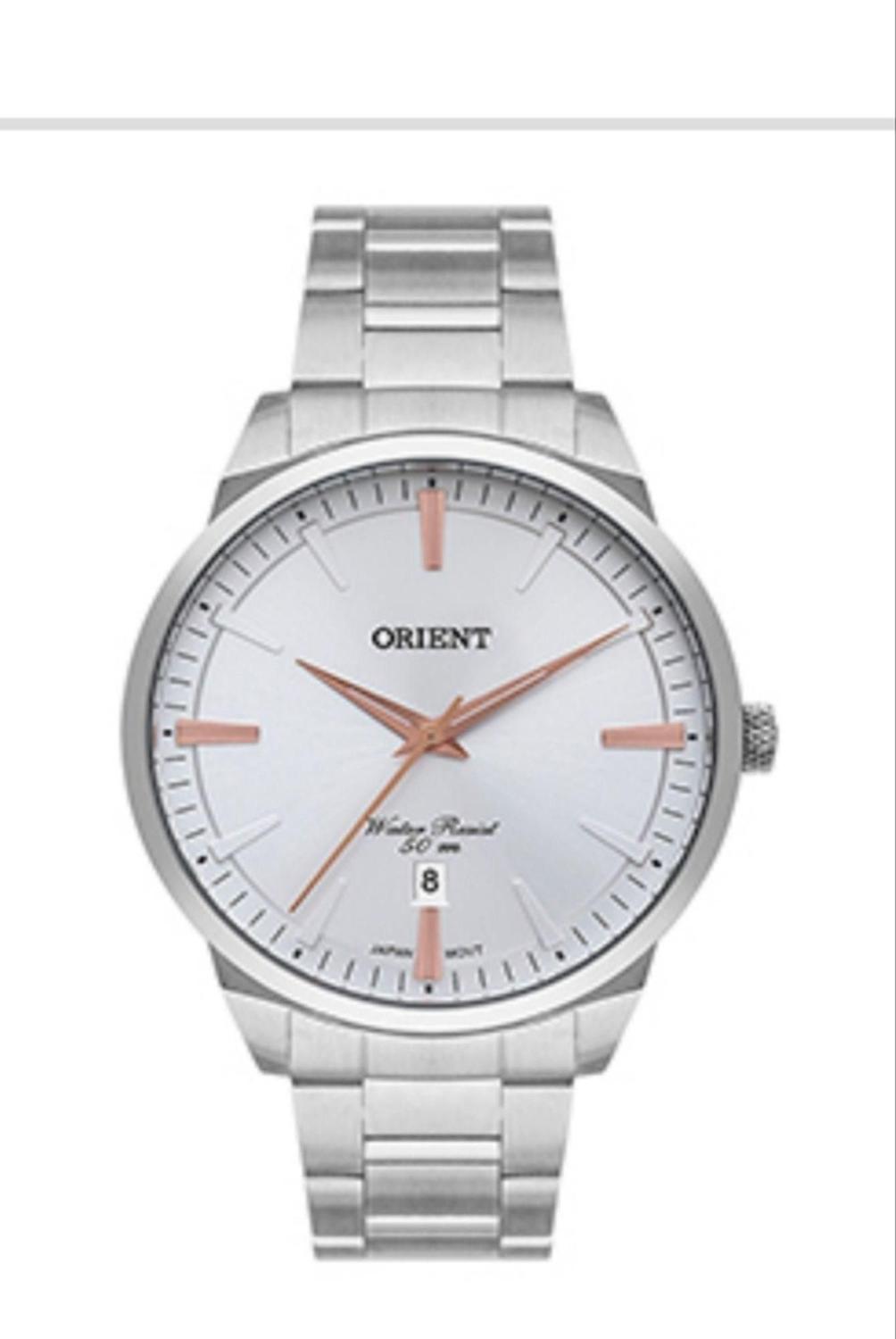 Relogio orient masculino aco prata mostradores rose e Prata - Relógio  Masculino - Magazine Luiza