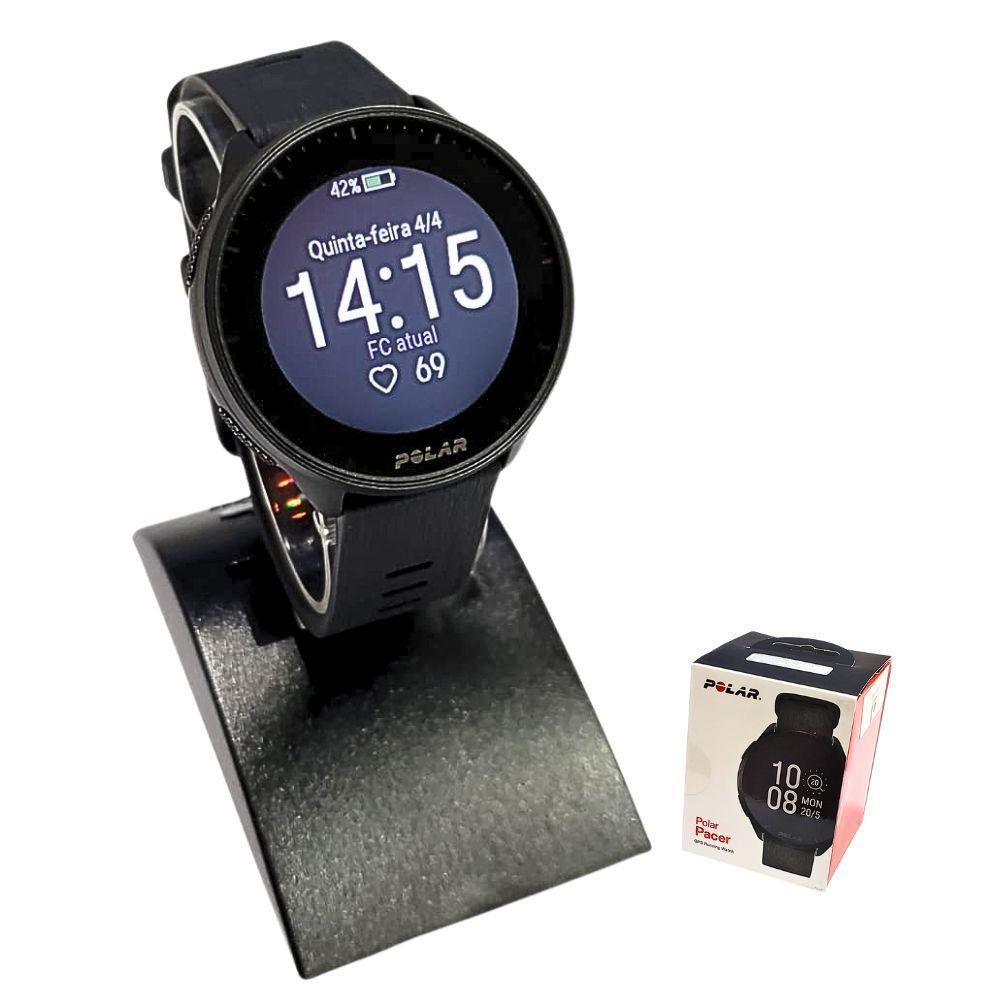 Relógio Polar Pacer GPS Unissex Monitor Cardíaco 900102174