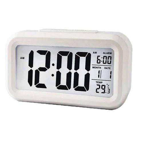 relógio portátil digital despertador led lcd brilha escuro