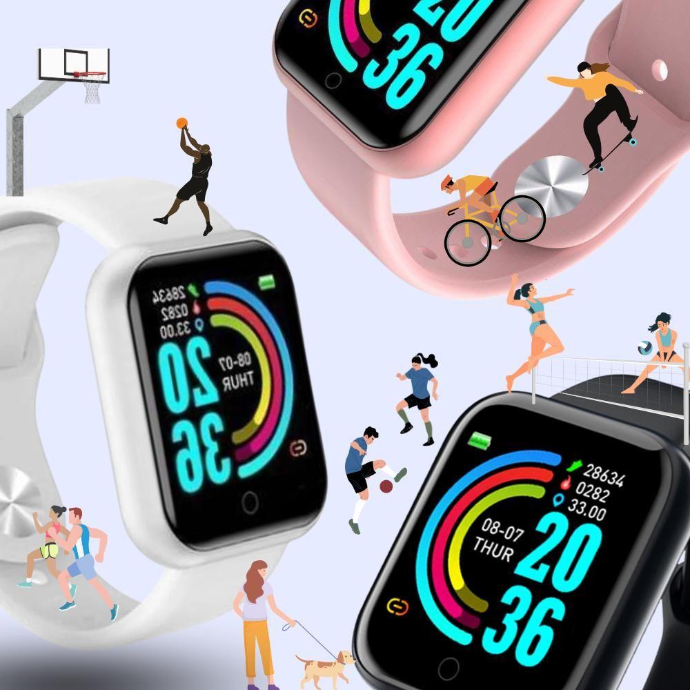 Imagem de Relogio Smart Watch Inteligente Masculino Feminino Compatível Samsung Galaxy Xiaomi