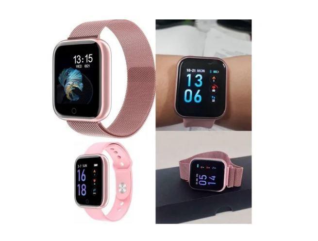 smartwatch t80 rosa