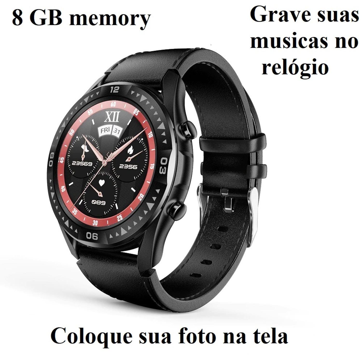 Relógio Smartwatch G1 Memoria 8 Gb Para Baixar Musicas Foto Na Tela -  Smartwatch e Acessórios - Magazine Luiza