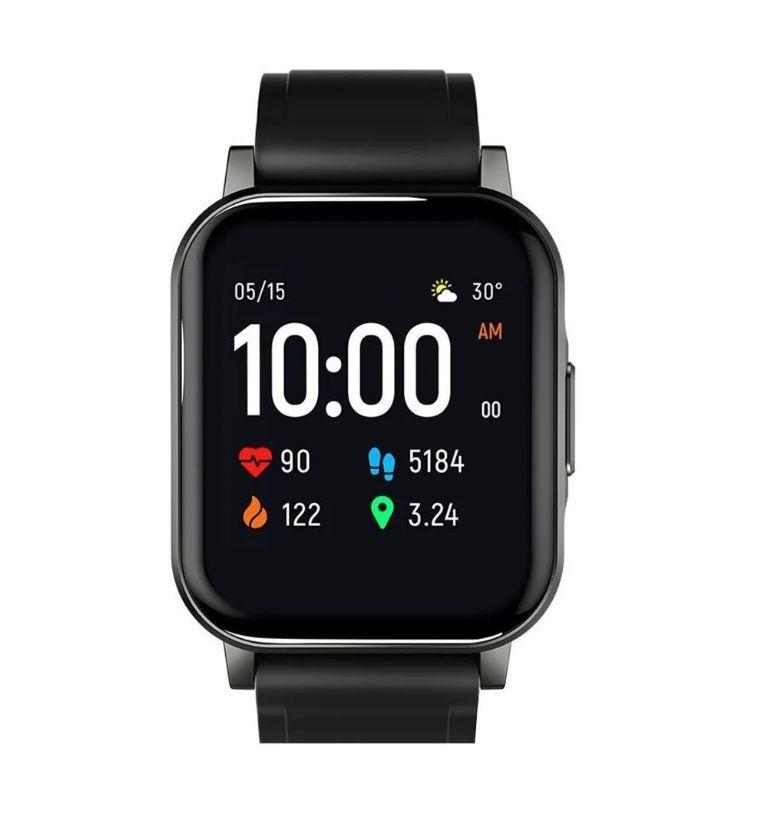 relógio smartwatch haylou ls02 preto lançamento 2022