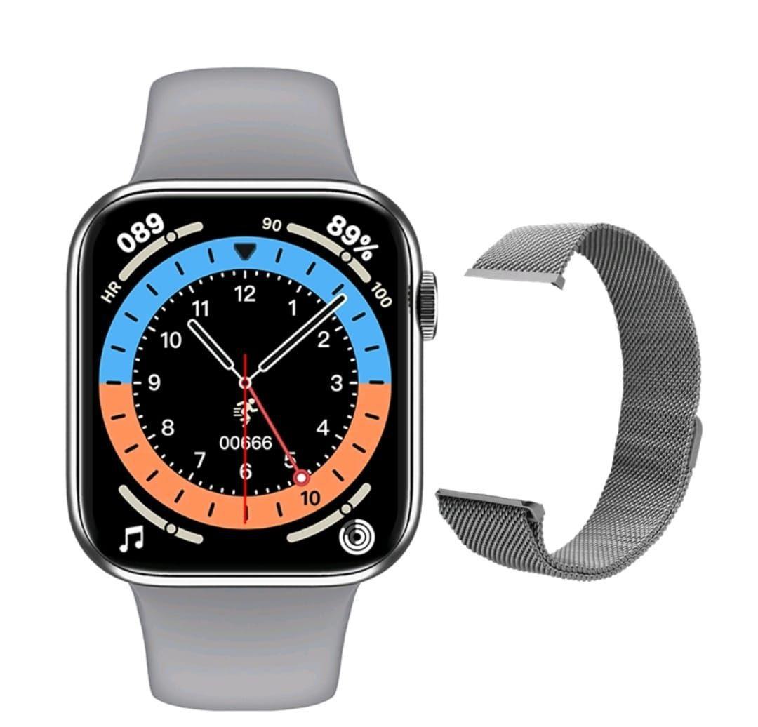 smartwatch hw16 prata