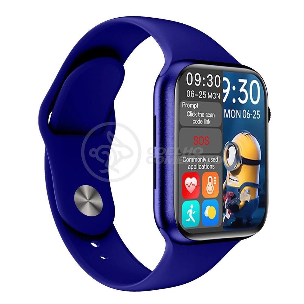 relógio smartwatch hw16 serie 6 tela infinita 44mm 2021 top