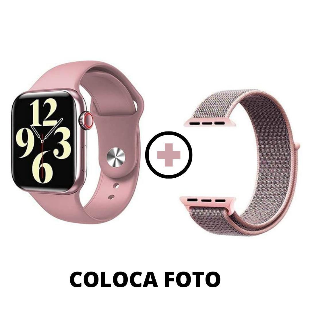 relógio smartwatch hw16 serie 6 tela infinita 44mm 2021 top