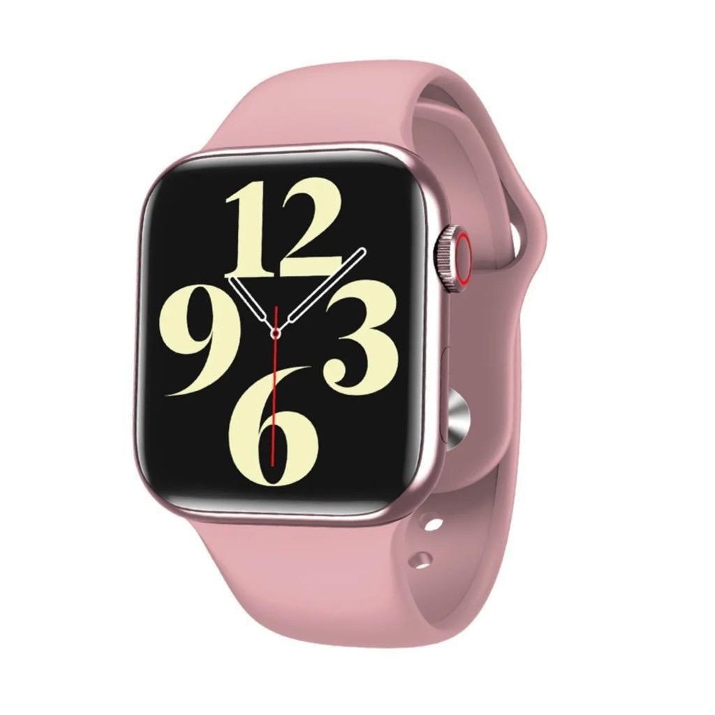 relógio smartwatch hw16 serie 6 tela infinita 44mm 2021 top
