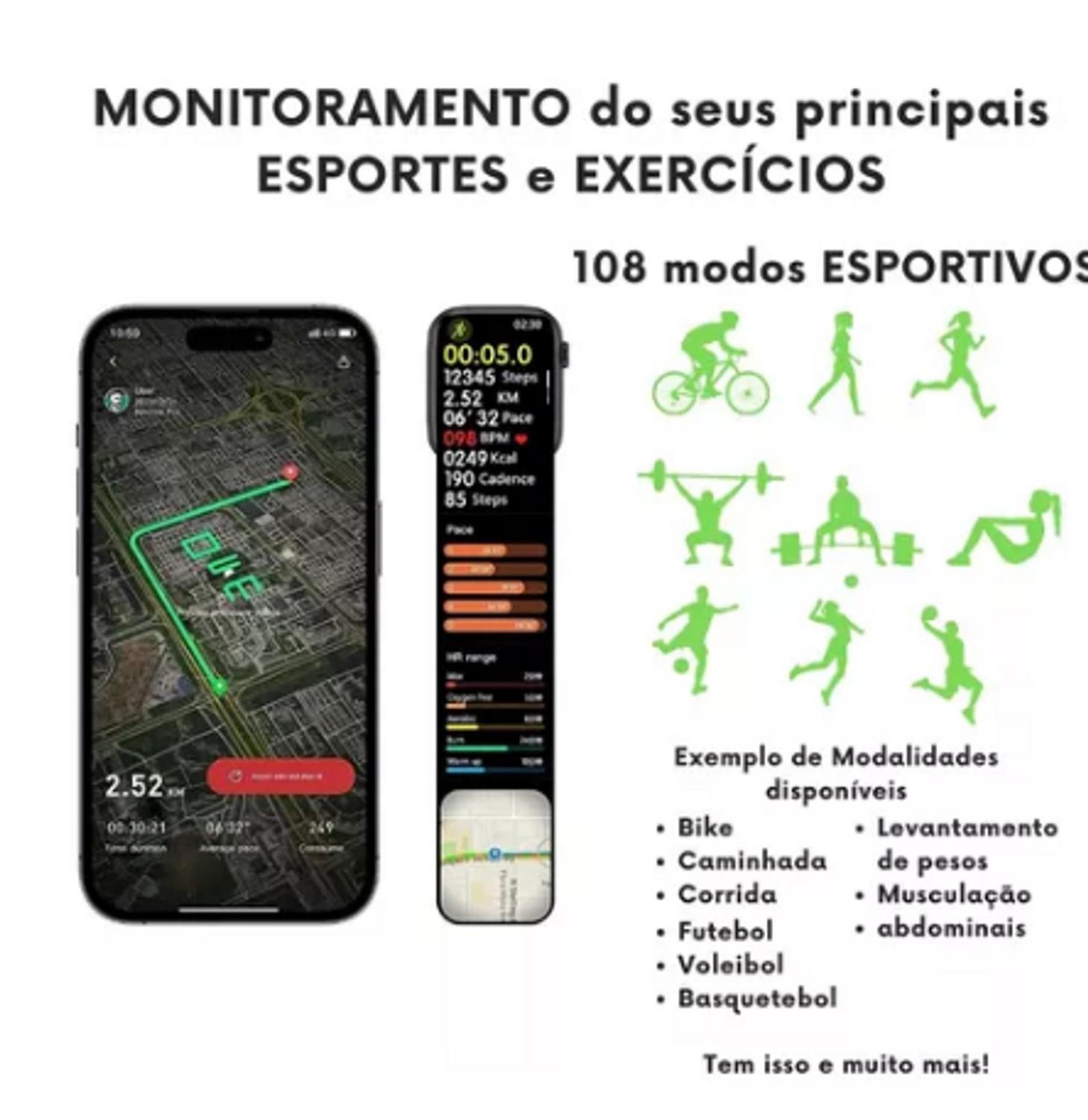 Imagem de Relogio Smartwatch Watch X Série 10 Amoled Gps Musica