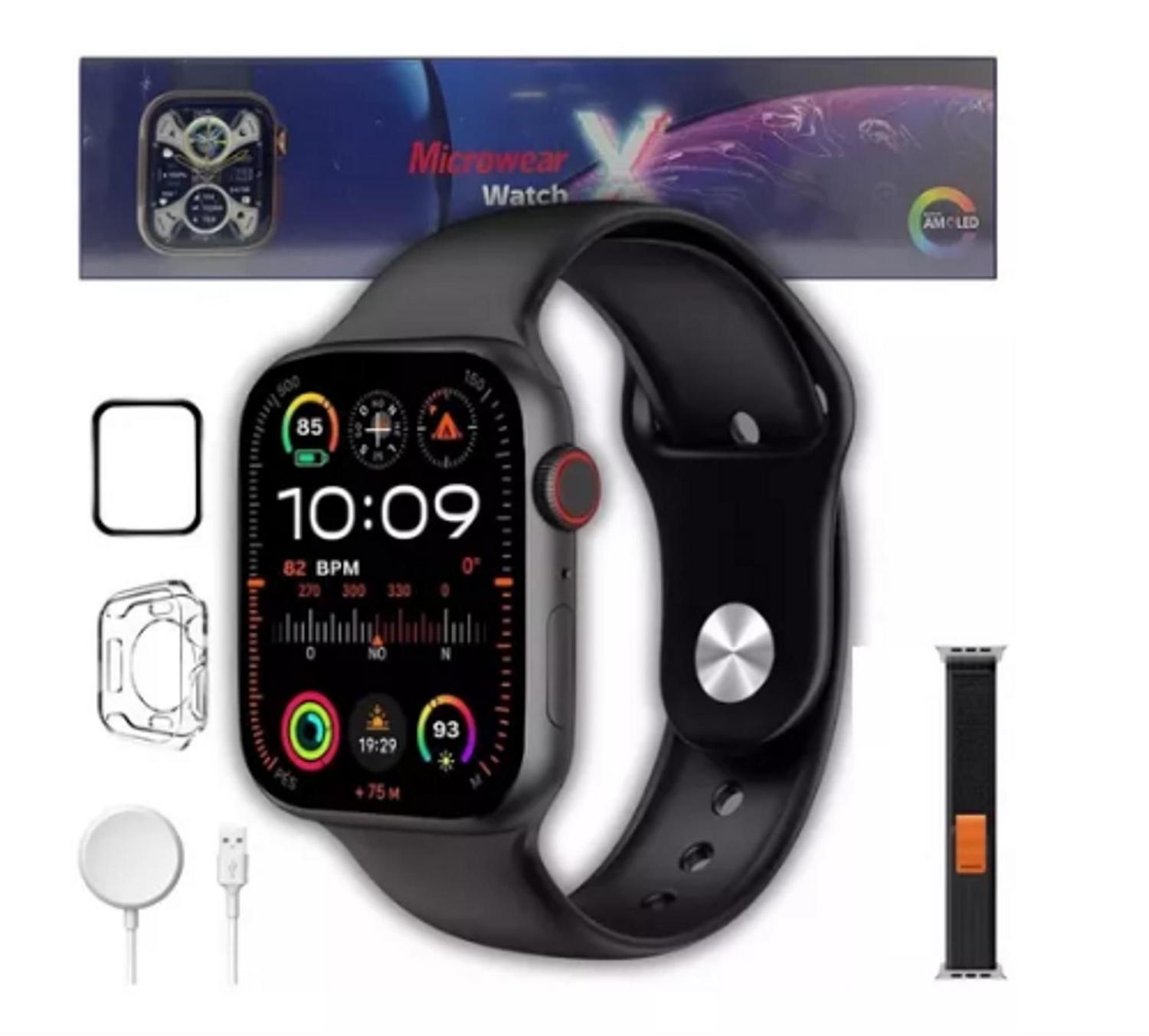 Imagem de Relogio Smartwatch Watch X Série 10 Amoled Gps Musica