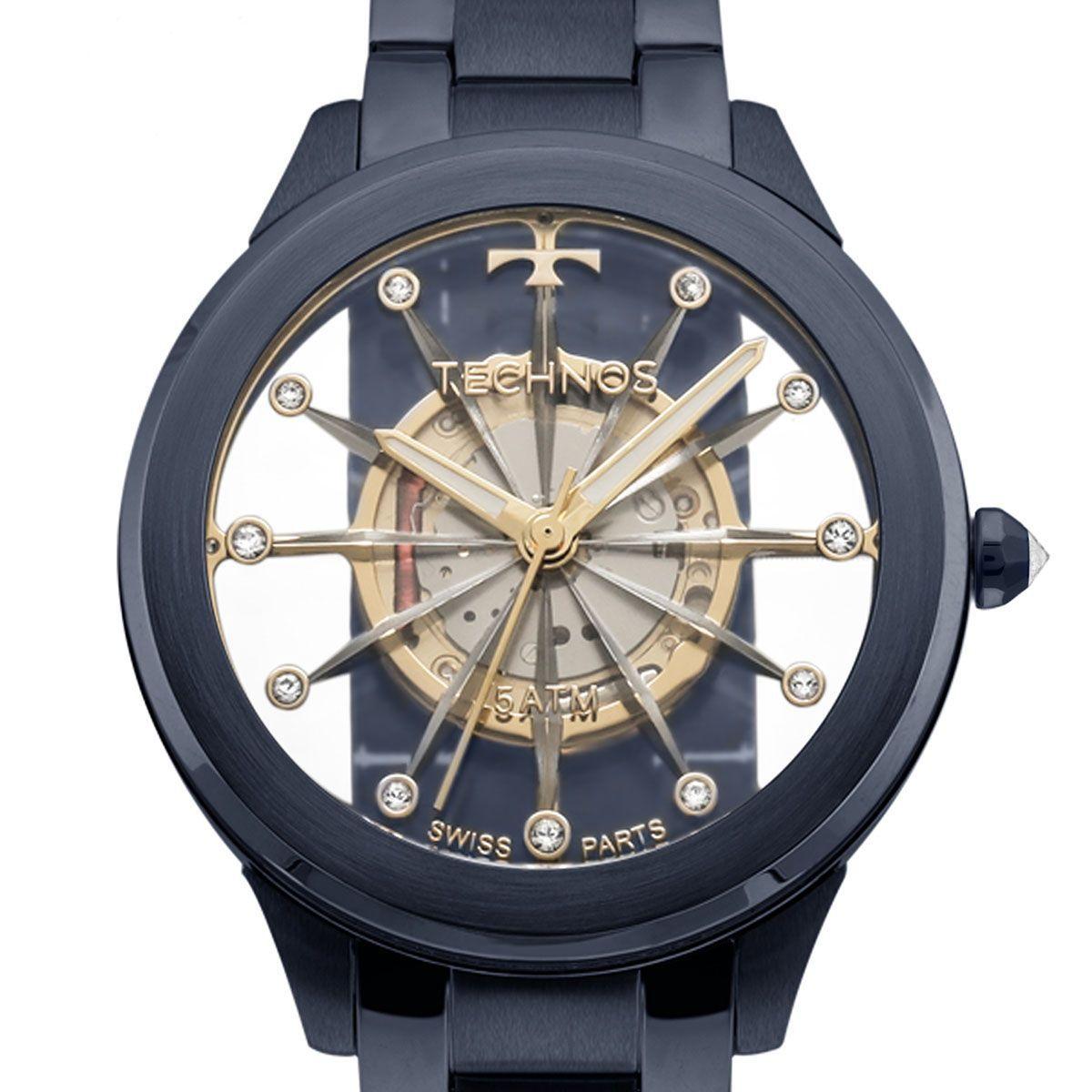 Relógio Technos Elegance Esqueleto - F03101AD/4W - Relógio de Pulso -  Magazine Luiza