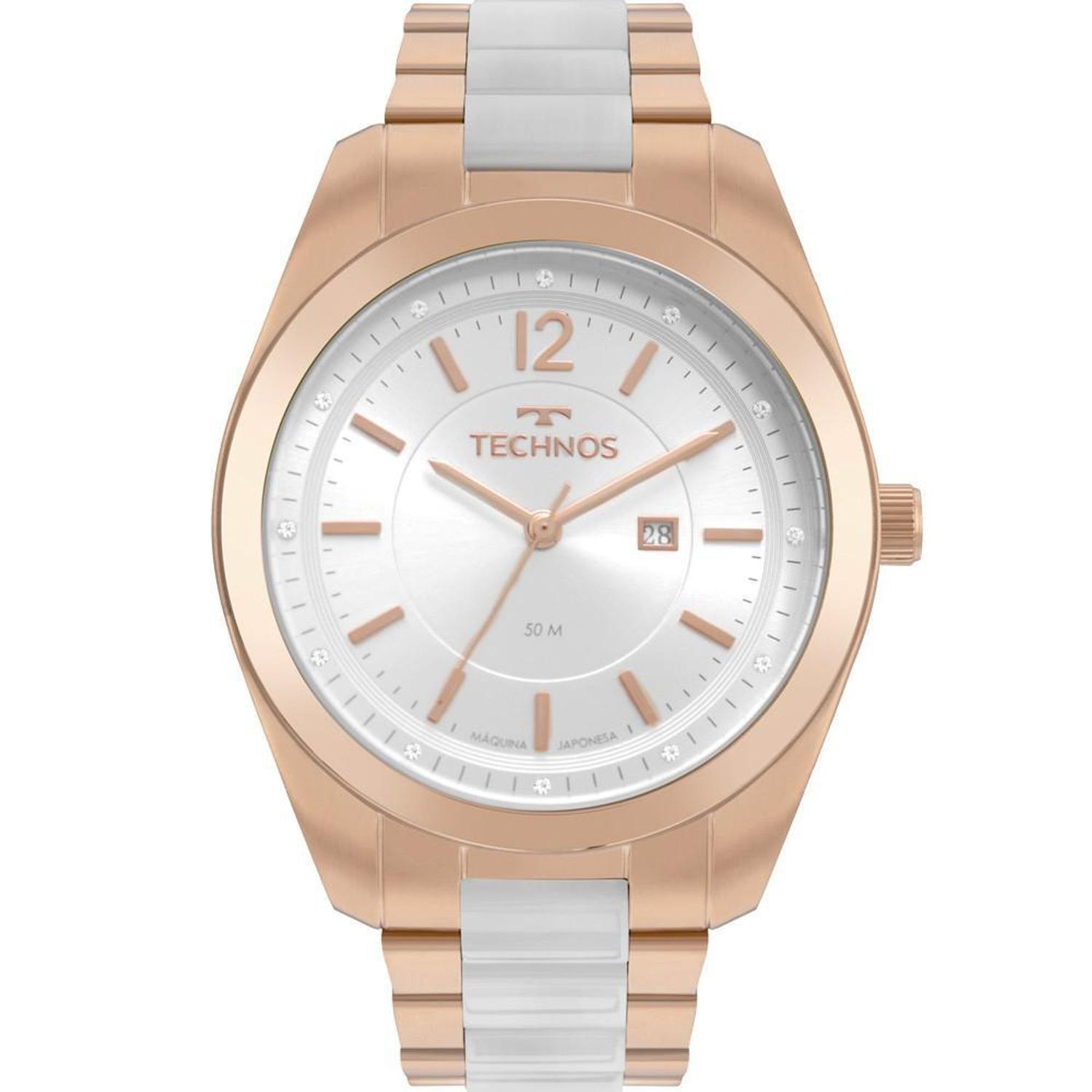 Relógio Technos Feminino Bicolor Fashion Trend 2015CCZ/4K - Relógio Feminino  - Magazine Luiza