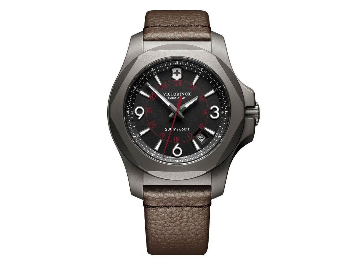 Relogio victorinox pulseira couro Clearance