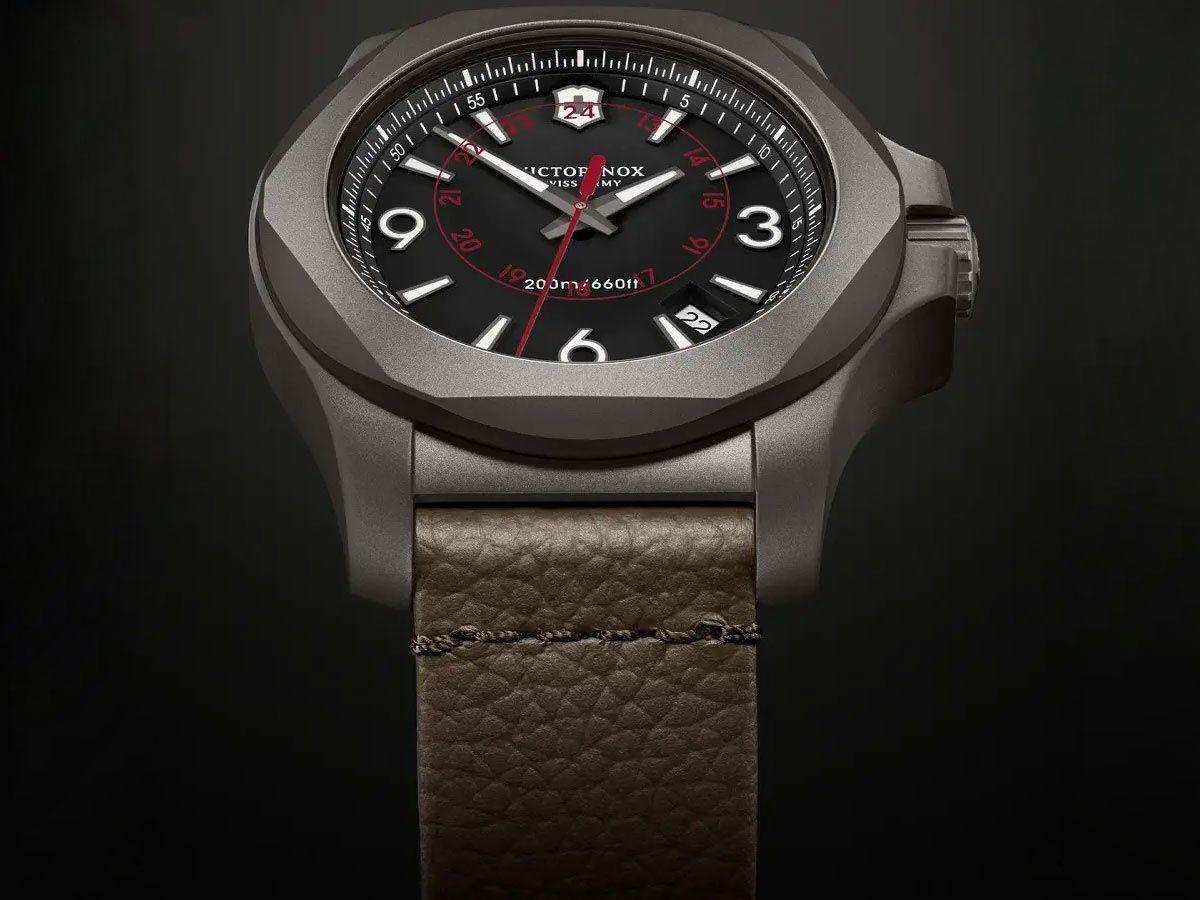 relogio victorinox pulseira de couro