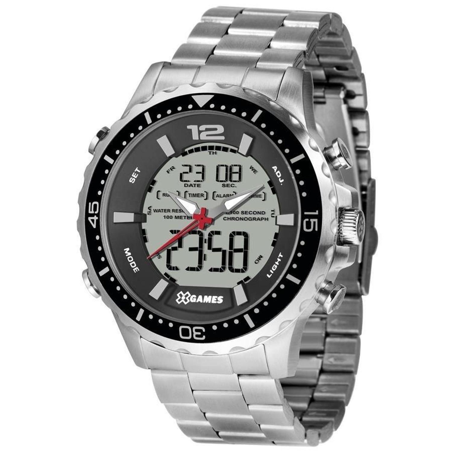 Relogio Xgames Masculino Anadigi Esportivo digital e analógico Xmssa008  bxsx - X-Games - Relógio Masculino - Magazine Luiza