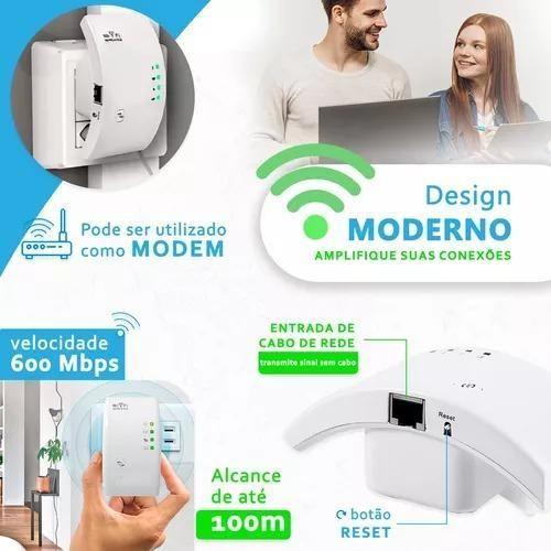 Repetidor de Sinal Wi-Fi 600Mbps Bivolt Melhor Preço