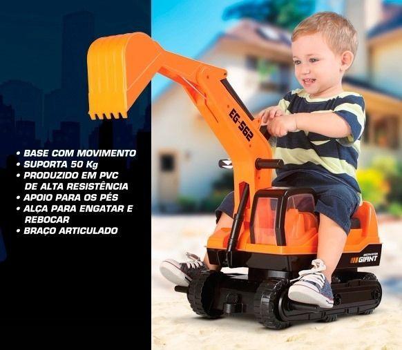 Retroescavadeira infantil gigante Outlet