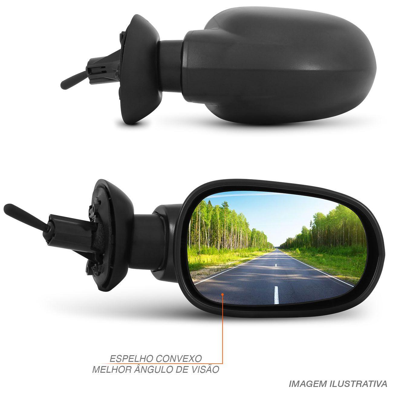 Retrovisor Logan 2007 2008 2009 Sandero 2008 2009 com Controle ...