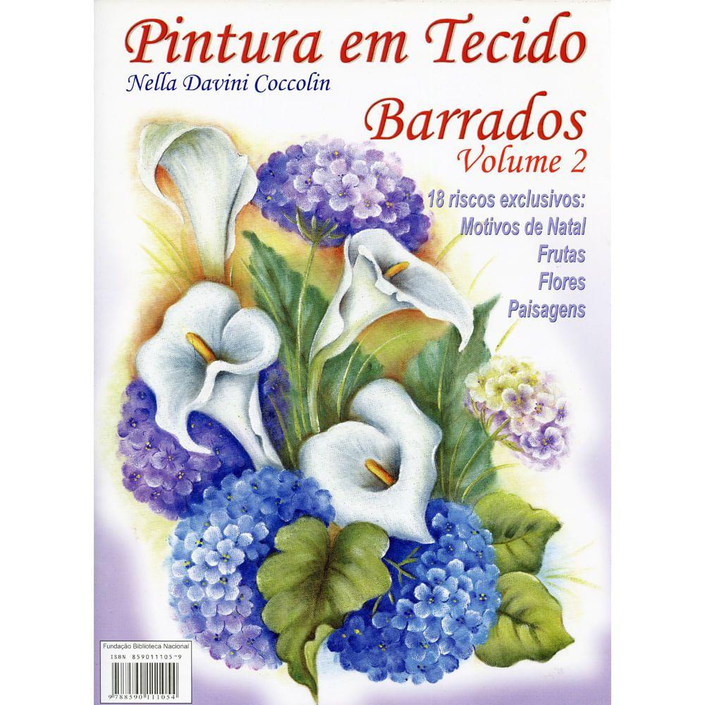 Revista Pintura em Tecido Nella Davini Coccolin Barrados - Volume 2 -  Ambientes e Costumes - Outros Livros - Magazine Luiza