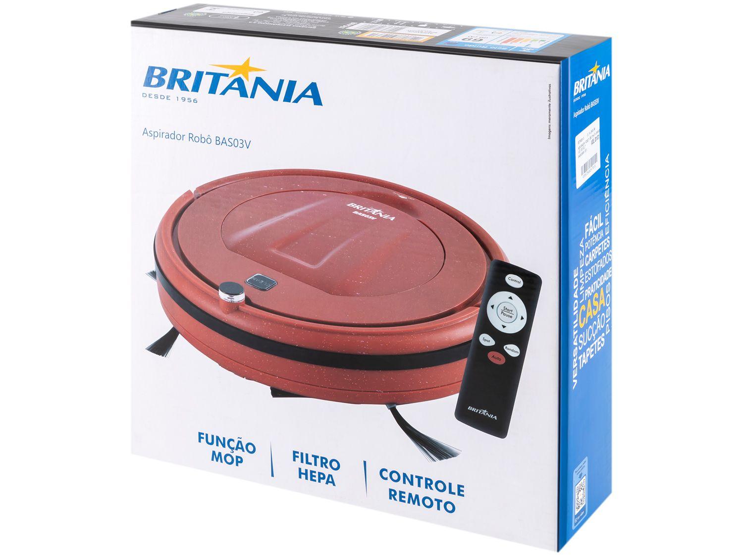 Robô Aspirador de Pó Britânia 18W