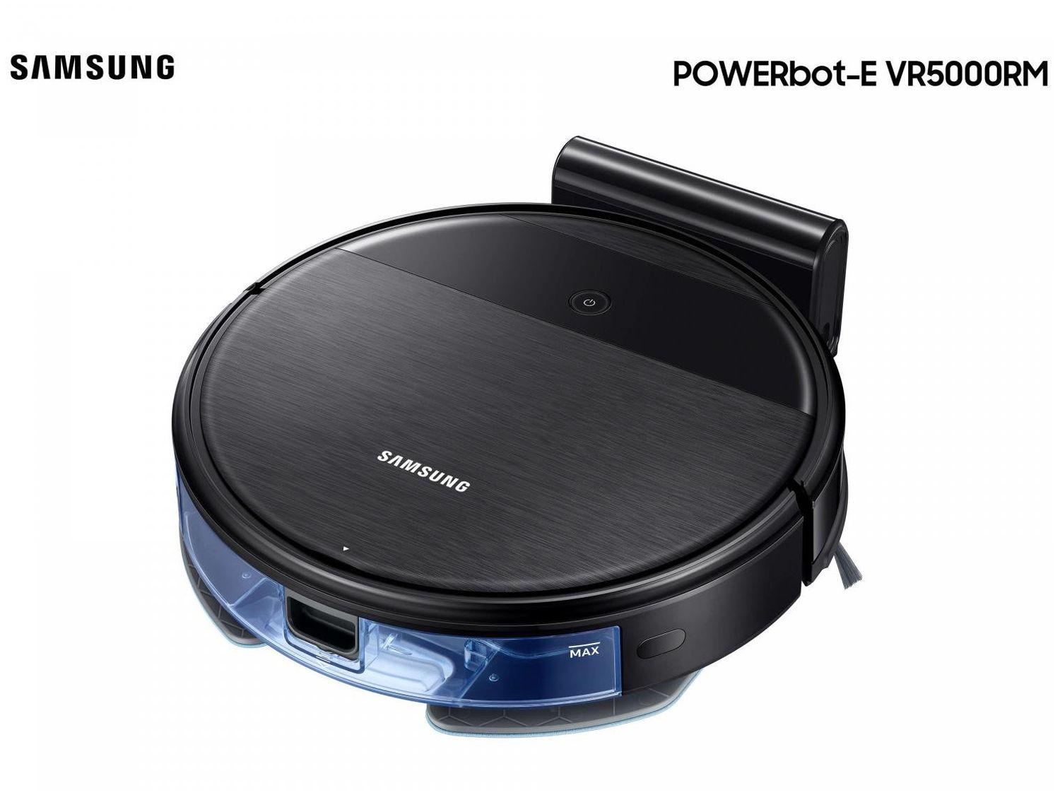 Robô Aspirador de Pó Inteligente Samsung POWERbot-E VR5000RM 55W com Wi-Fi