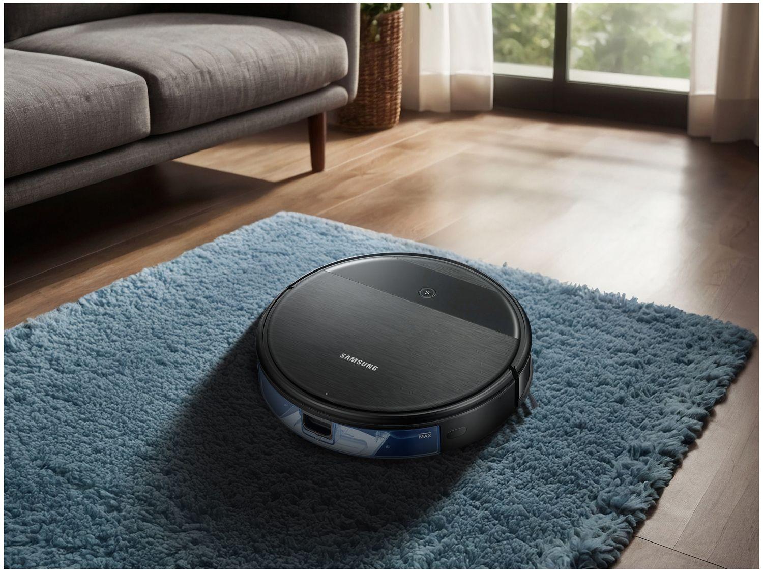 Robô Aspirador de Pó Inteligente Samsung POWERbot-E VR5000RM 55W com Wi-Fi