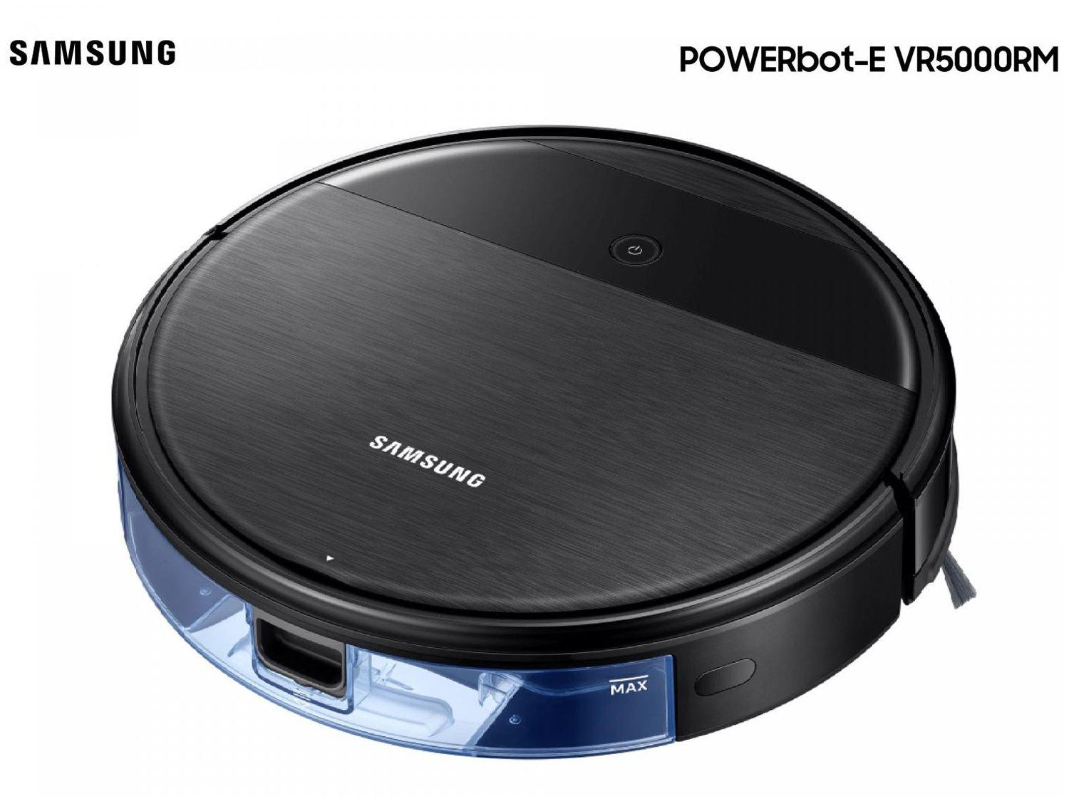 Robô Aspirador de Pó Inteligente Samsung POWERbot-E VR5000RM 55W com Wi-Fi