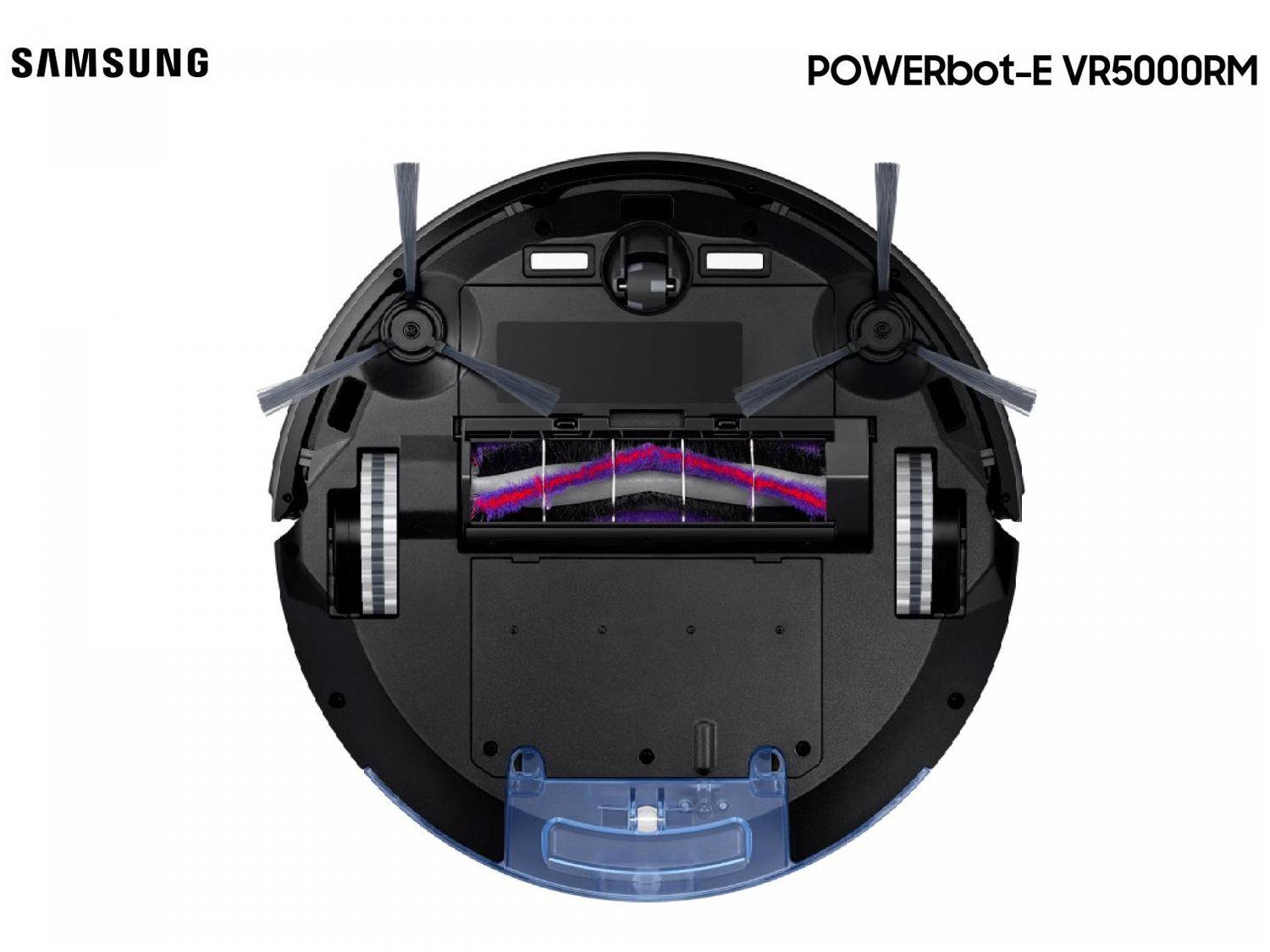 Robô Aspirador de Pó Inteligente Samsung POWERbot-E VR5000RM 55W com Wi-Fi