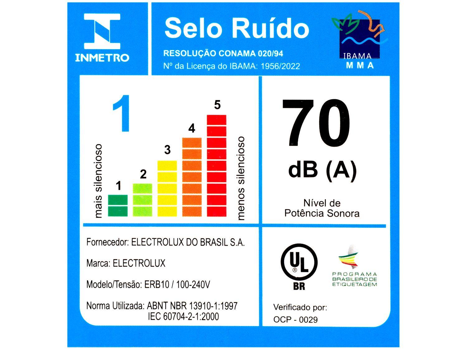 Robô Aspirador Electrolux ERB10 19V