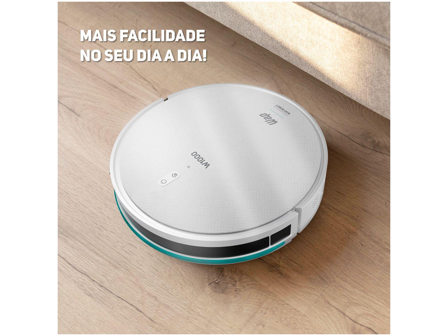 Robô Aspirador Inteligente Wap Robot W1000 36W Wi-Fi compatível com Alexa