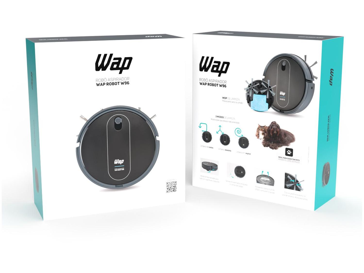 Robô Aspirador WAP W96 30W 