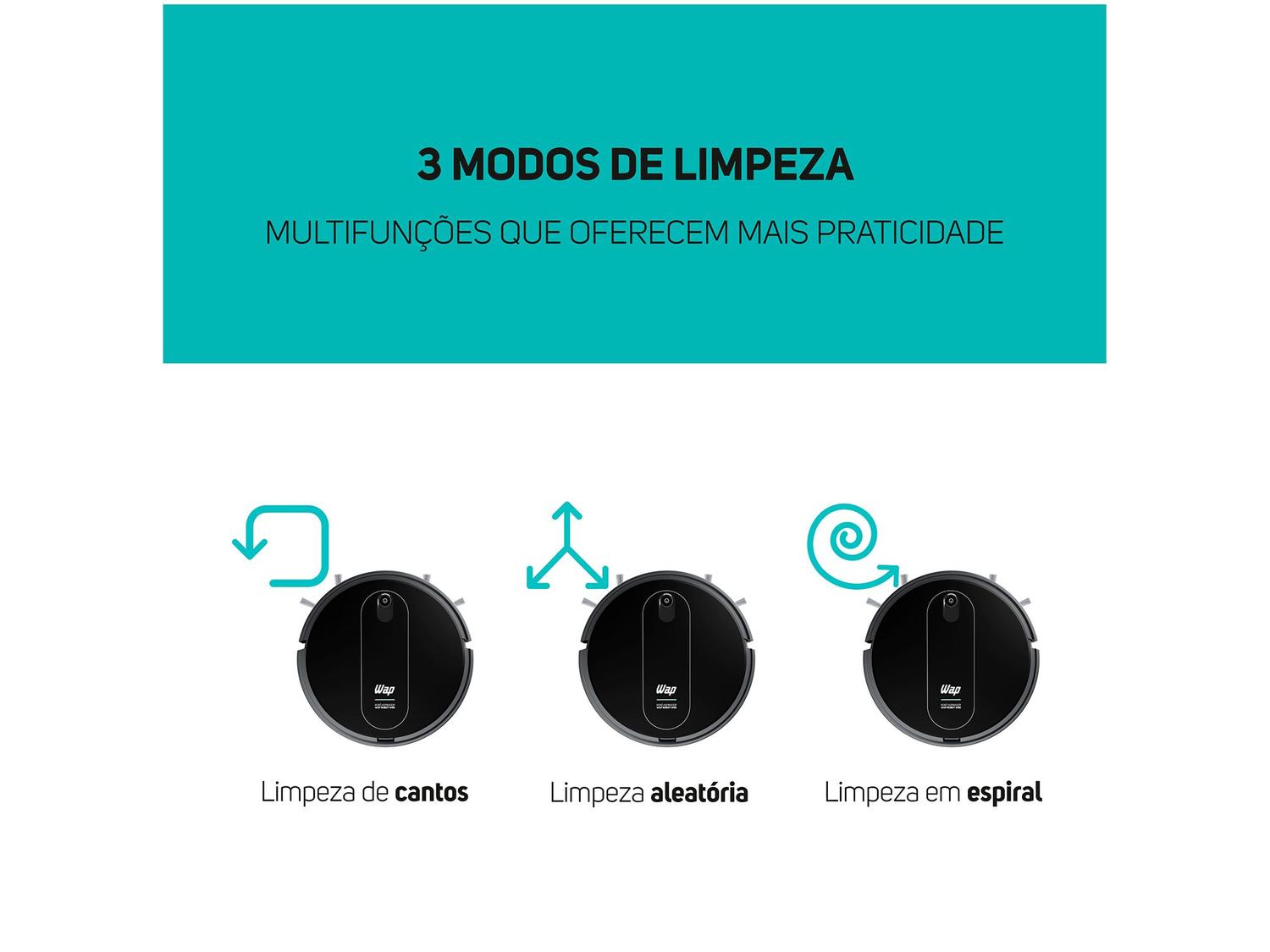 Robô Aspirador WAP W96 30W 