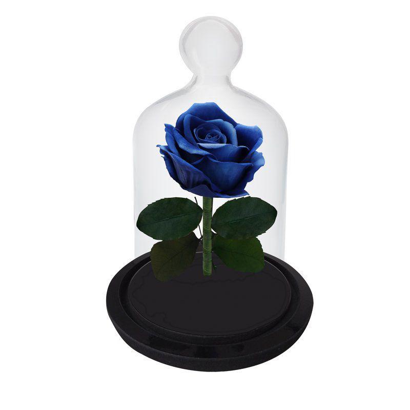 Rosa Azul Artificial na Cúpula de Vidro - Giuliana Flores - Flores  Artificiais - Magazine Luiza