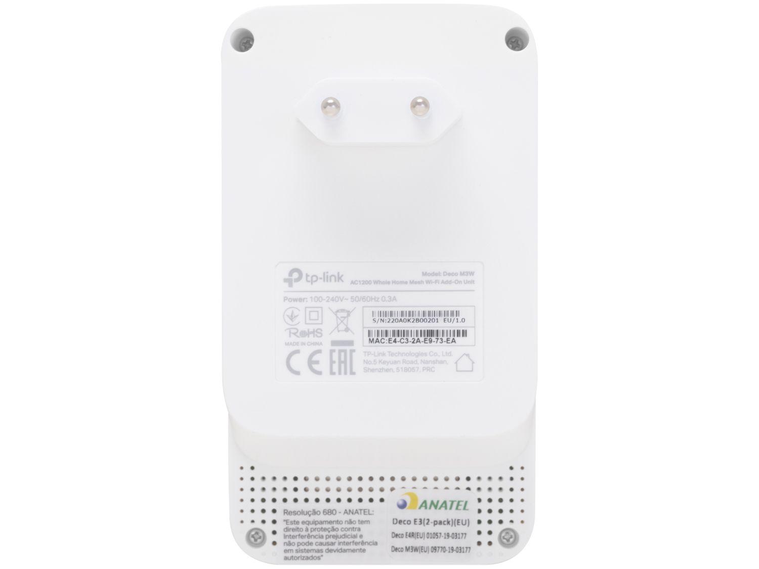 Roteador Mesh TP Link Deco E3 1200 Mbps