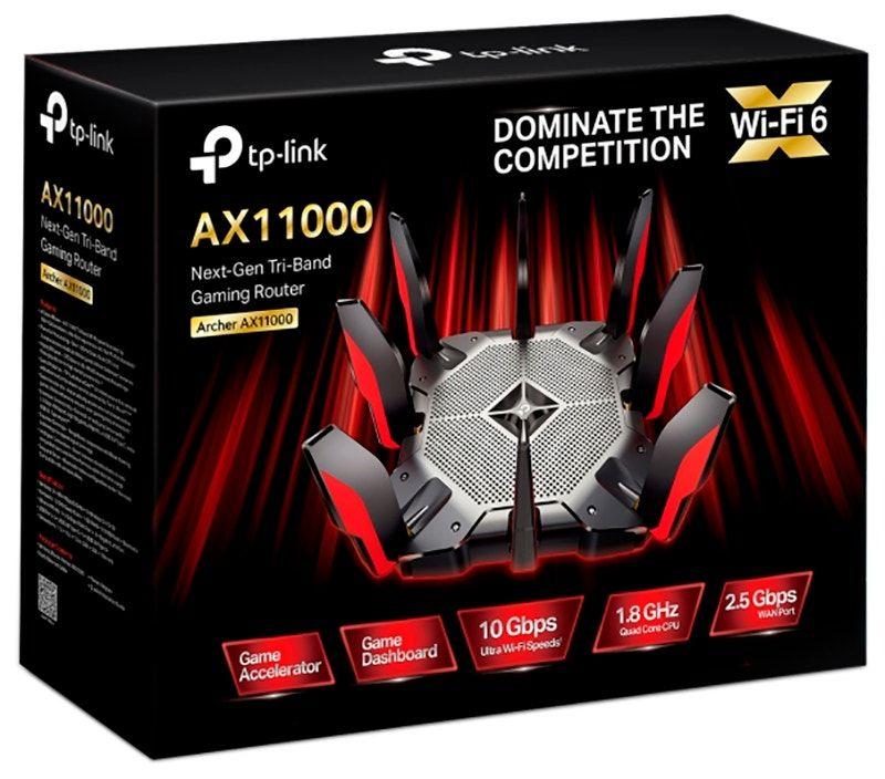Roteador Wireless TP-Link Archer AX11000 Wi-Fi 6 Tri-Band