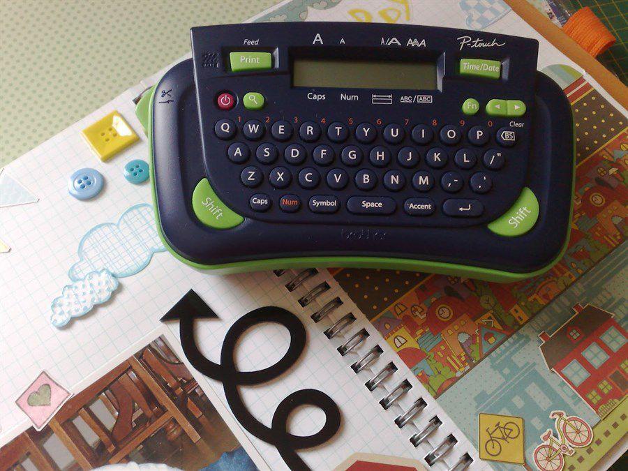 Rotulador Etiquetadora Pt80 Ptouch Brother Etiquetas e Acessórios