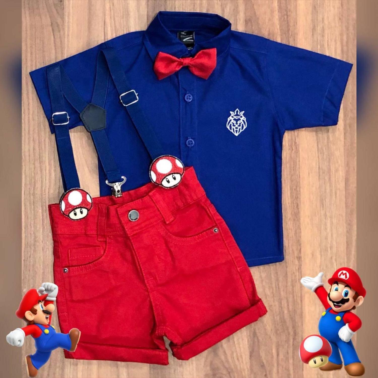 Roupa Infantil Fantasia Aniversário Roblox