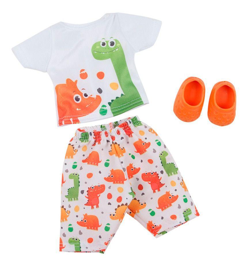 Roupa De Boneca Baby Alive Boy Kit Dinos Laco De Fita Roupa De Boneca Magazine Luiza