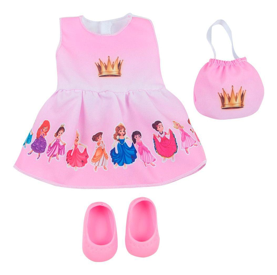 Roupa De Boneca Baby Alive Kit Princesas Laco De Fita Roupa De Boneca Magazine Luiza
