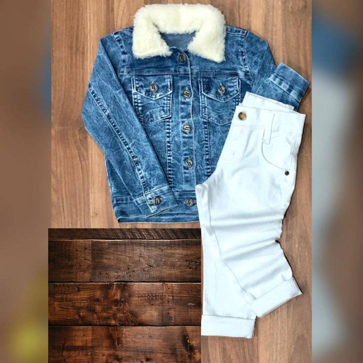 Jaqueta hotsell jeans ovelha